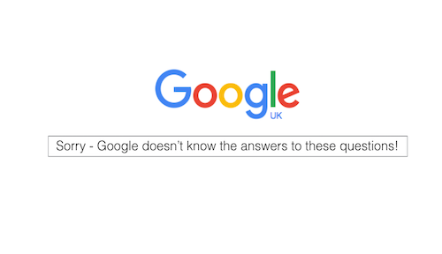 Google can't answer these questions