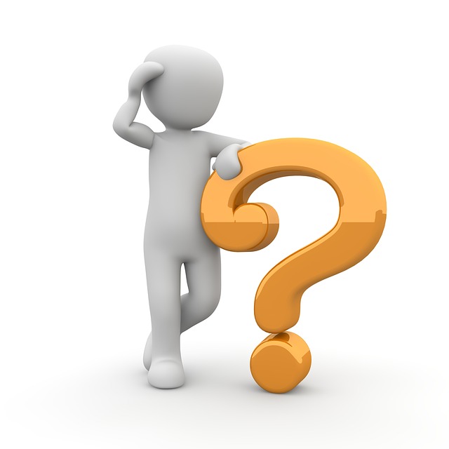 3D man w question mark