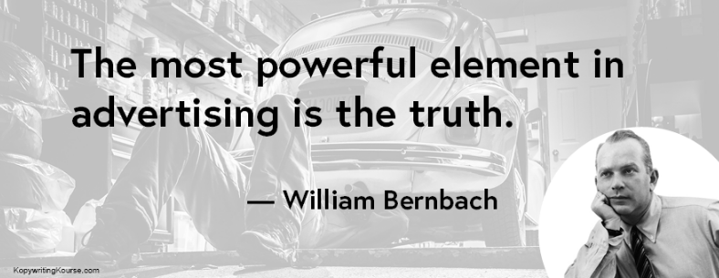 William Bernbach quote