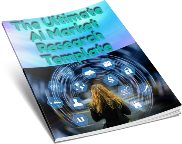 Market Research Template ecover 3D